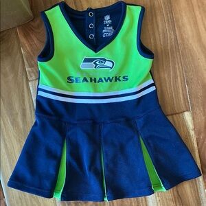 NFL Seahawks Green and Blue Jersey